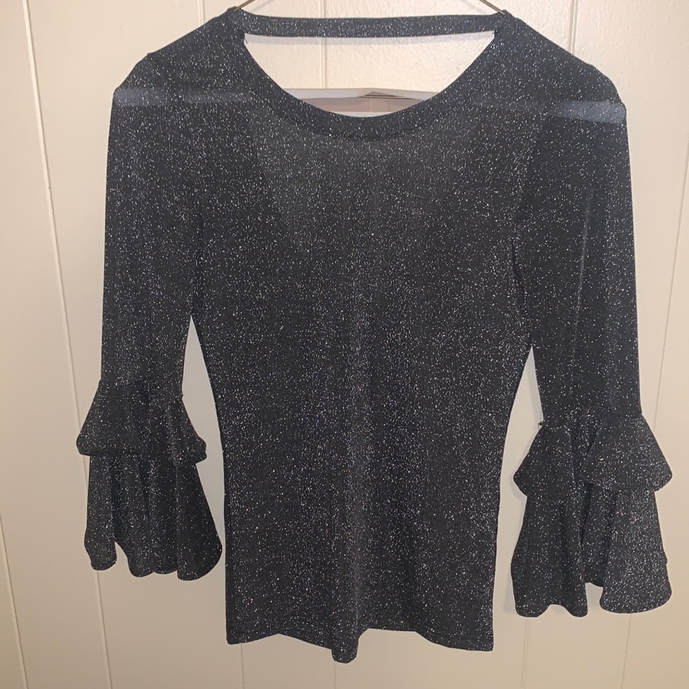 Silver shirt long sleeve